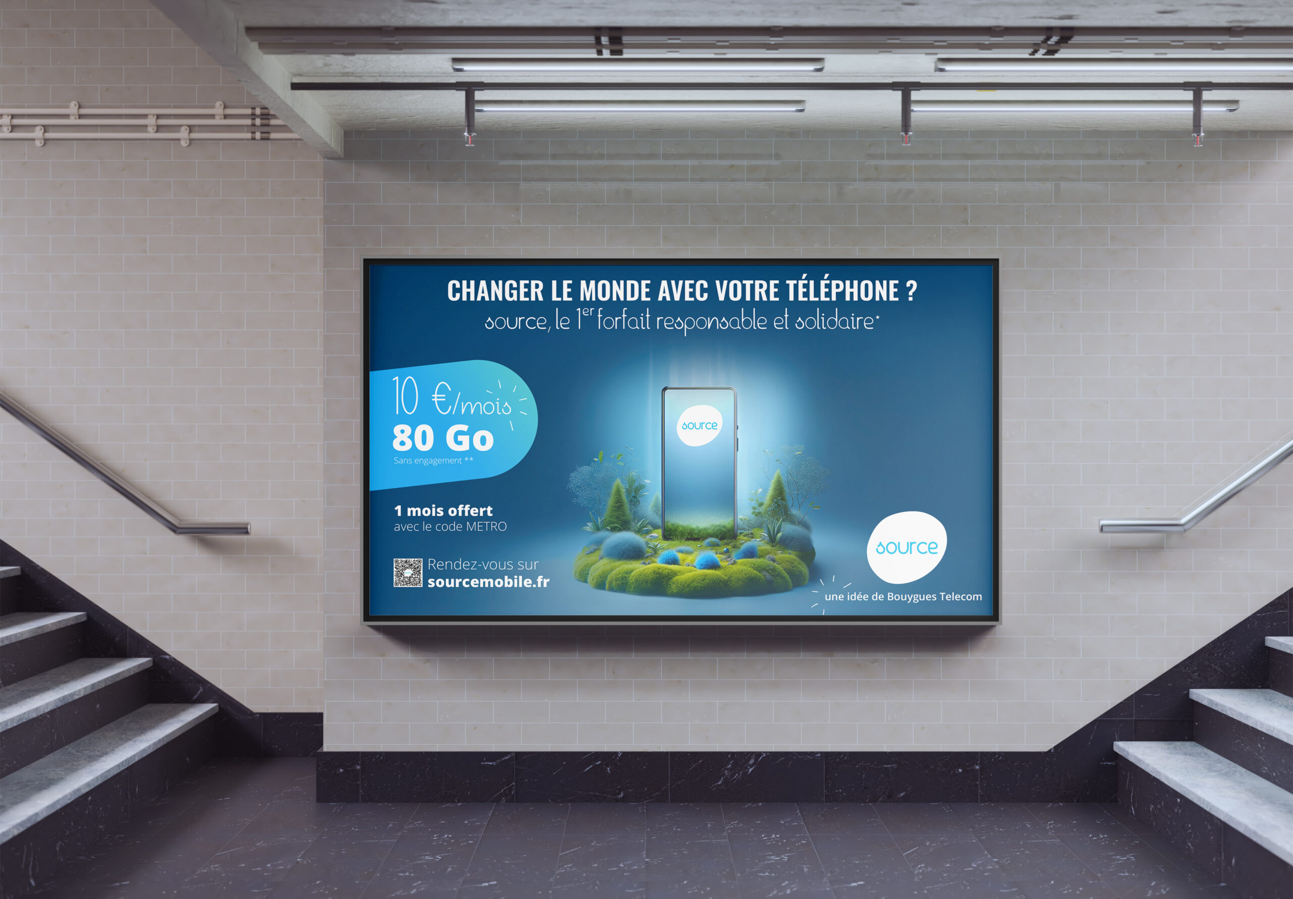 création de campagne métro 
