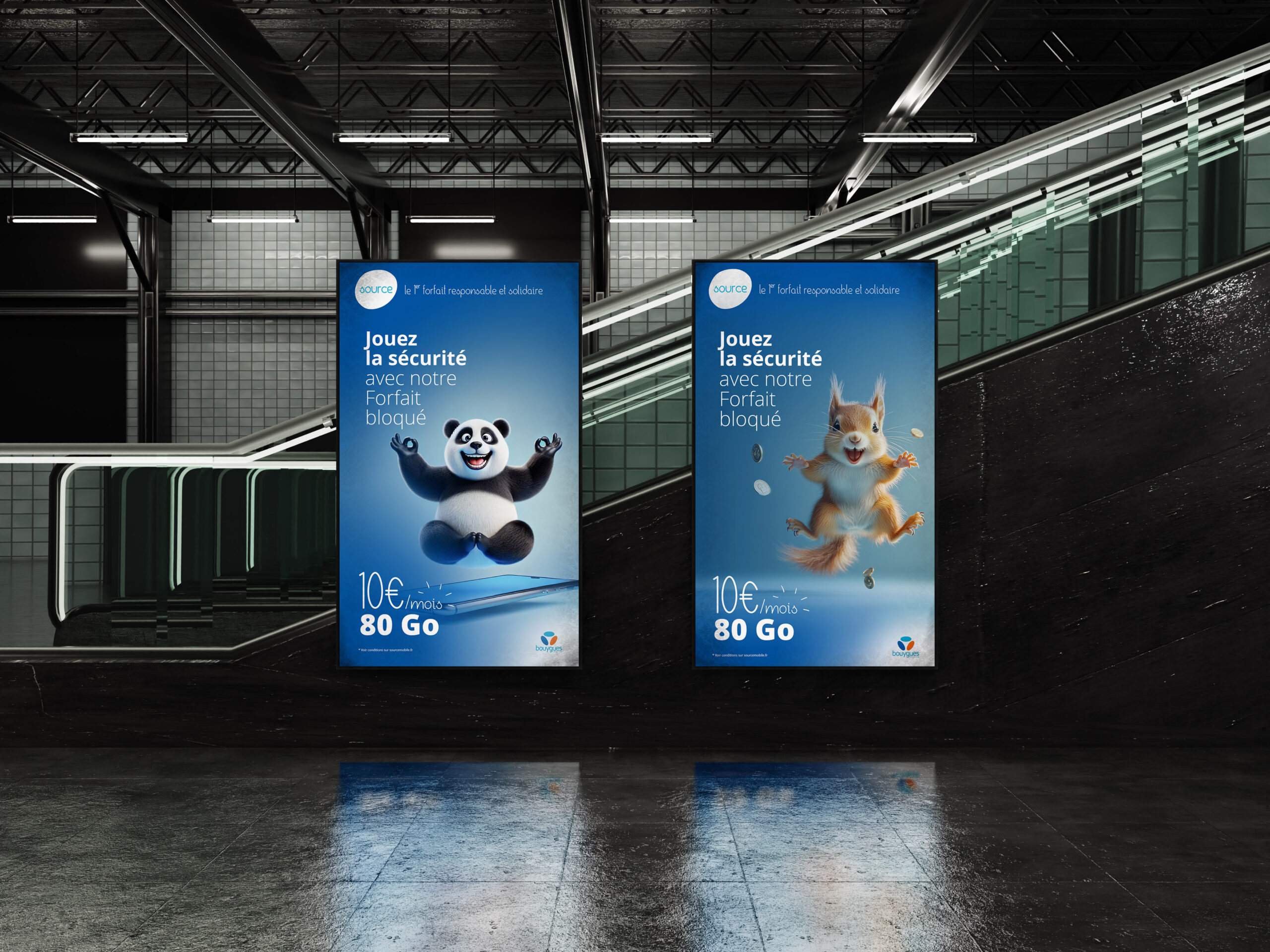 création de campagne métro 